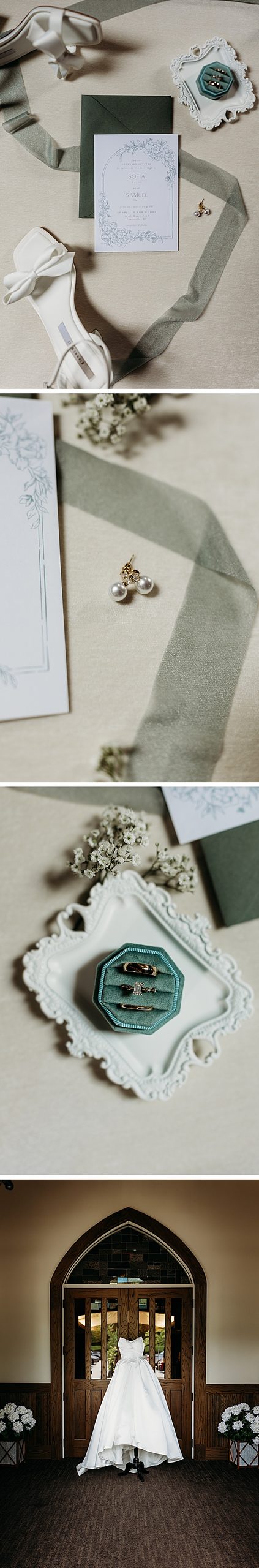 Wedding day details at Chapel in the Woods Louisville, KY